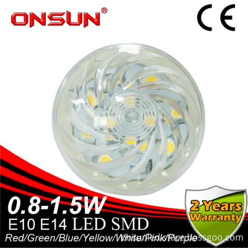 Manufacture the decorating garden lighting china E14 16 led SMD2835 park led light waterproof amusement lights carousel led bulb